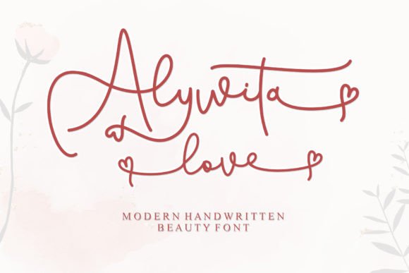 Alywita Love: A Handwritten Font for Authentic Marketing