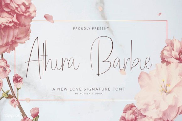 Athira Barbie: A Script Font for Bold Branding