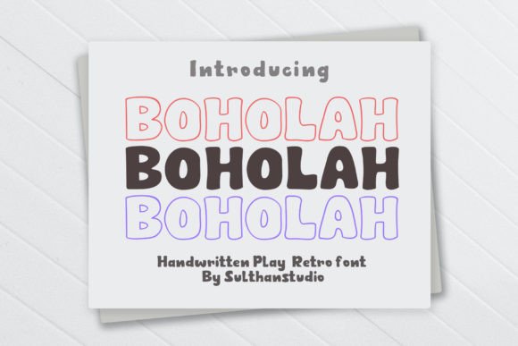 Bohola: An Editorial Font for Creative Content Layouts