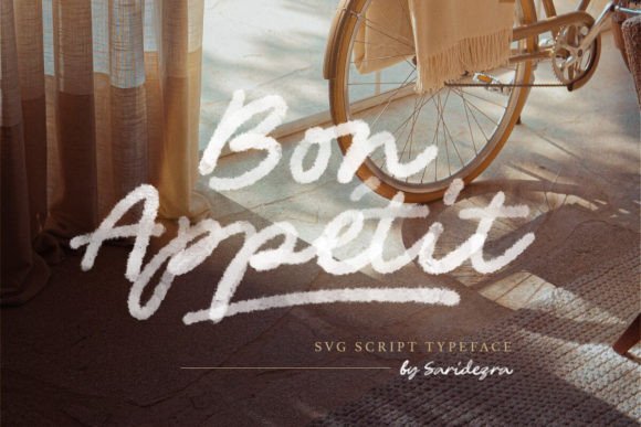 Bon Appetit: A Script Font Perfect for Crafted Products