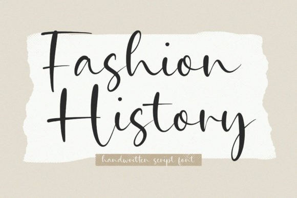 Bringing Elegance to Life with the Fashion History Font