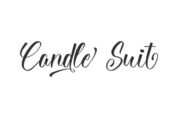 Candle Suit Font: An Elegant Script Typeface for Editorial Design