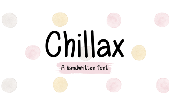 Chillax: A Handwritten Font for Editorial Elegance
