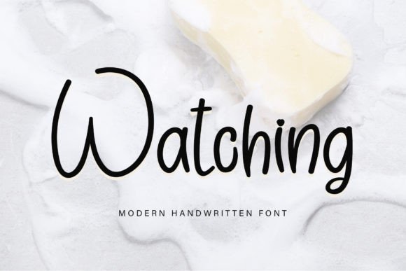 Choosing Watching: A Handwritten Font for Editorial Elegance