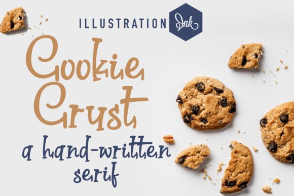 Cookie Crust: A Handwritten Font for Editorial Charm