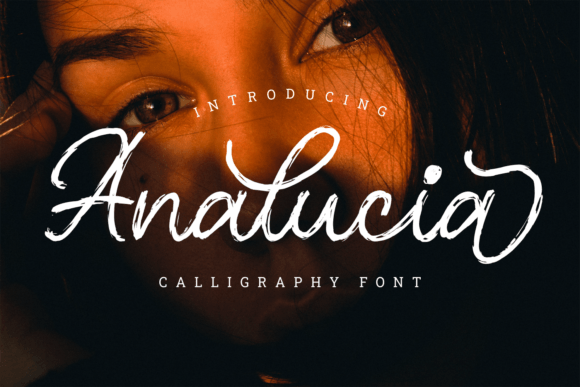 Crafting with the Analucia Script Font