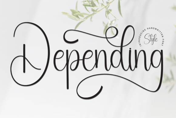 Depending: A Charming Handwritten Font for Web Design