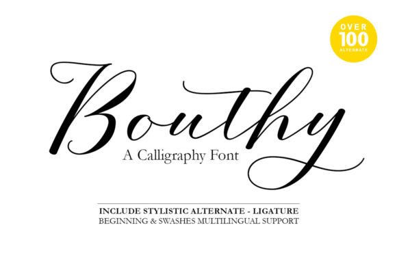 Exploring Bouthy, a Delicate Font for Branding Stories