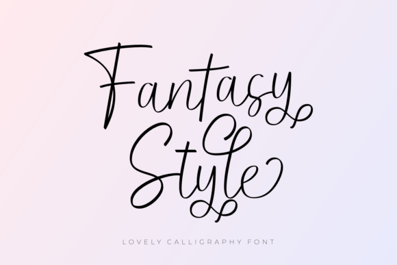 Fantasy Style: A Script Font for Elegant Web Design