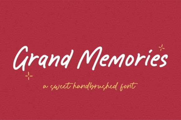 Grand Memories: A Script Font for Digital Elegance