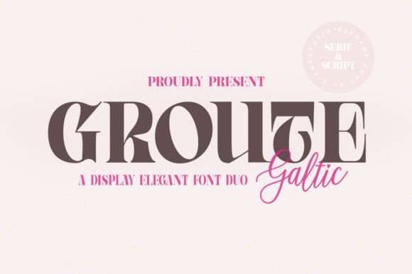 Groute Font: A Distinctive Serif for Editorial Sophistication