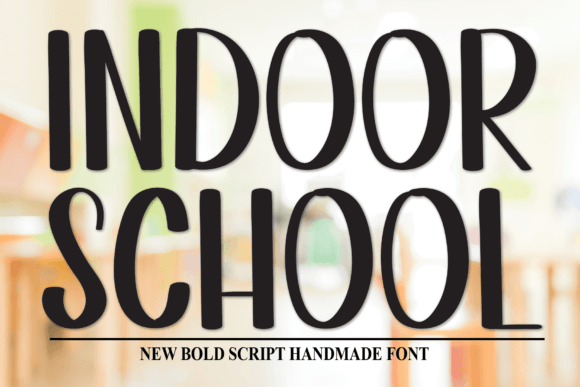 Indoor School Font Review: A Handwritten Typeface with Professional Clarity