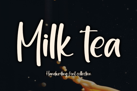 Milk Tea Font: A Sweet Touch for Branding Projects