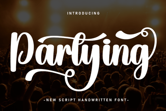 Partying Font: Elevating Digital Design with Handwritten Sophistication
