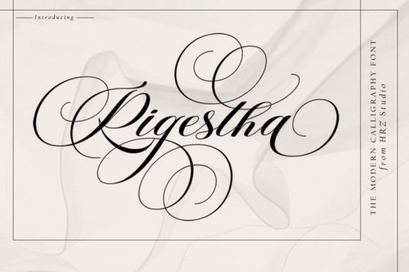 Rigestha: A Beautiful Script Font for Creative Makers