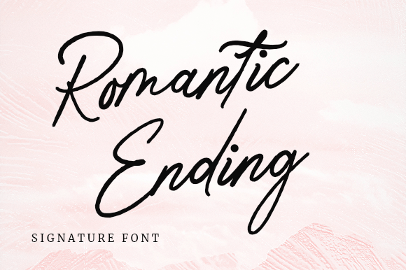 Romantic Ending: A Font That Can Upgrade Your Brand