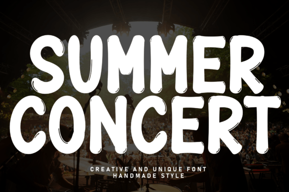 Summer Concert: A Handwritten Font for Editorial Elegance
