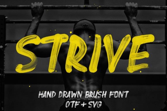 The Strive Font: Authentic Handwritten Style for Modern Digital Design